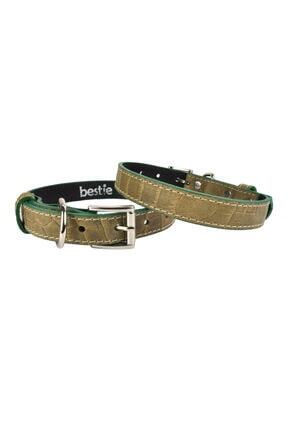 Panama Orta Boy Deri Köpek Tasması 45 cm Image 0