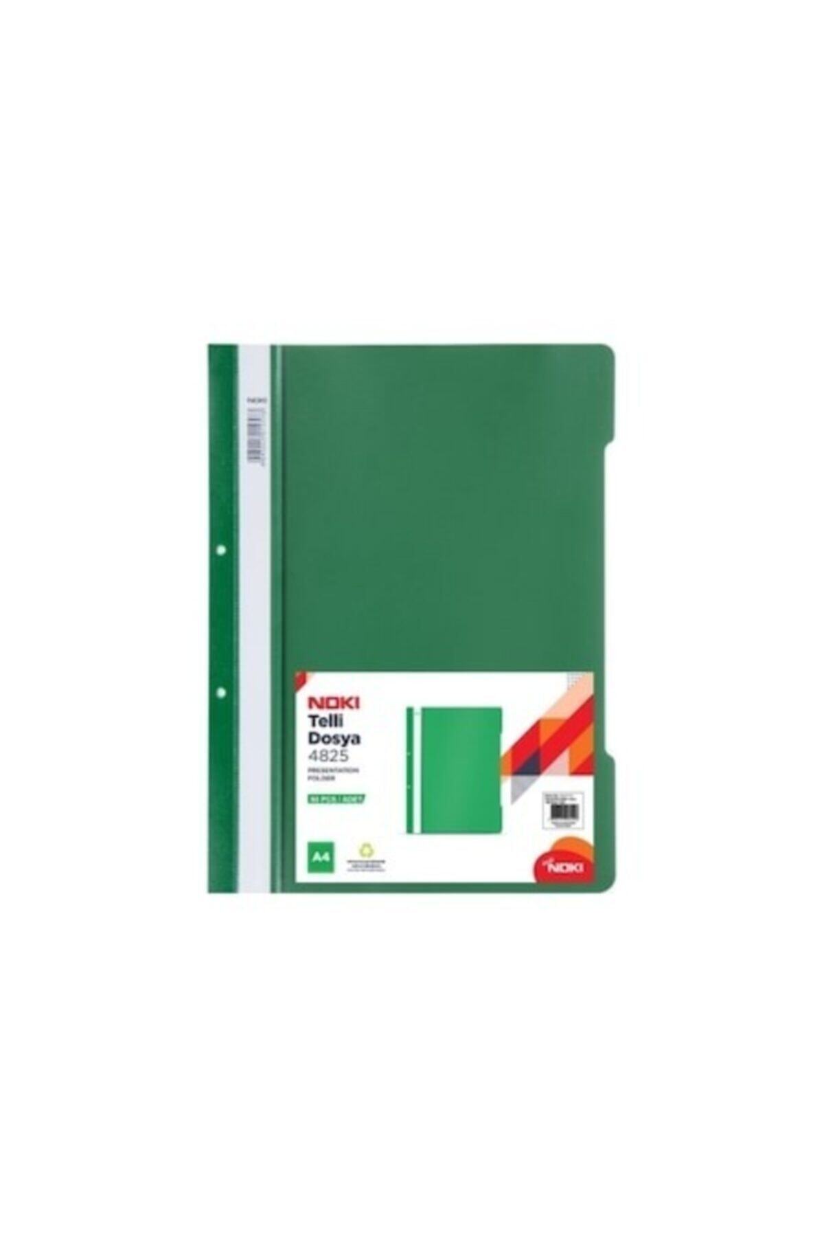 Noki Eco Plastik Telli Dosya A4 50 Li (yeşil)