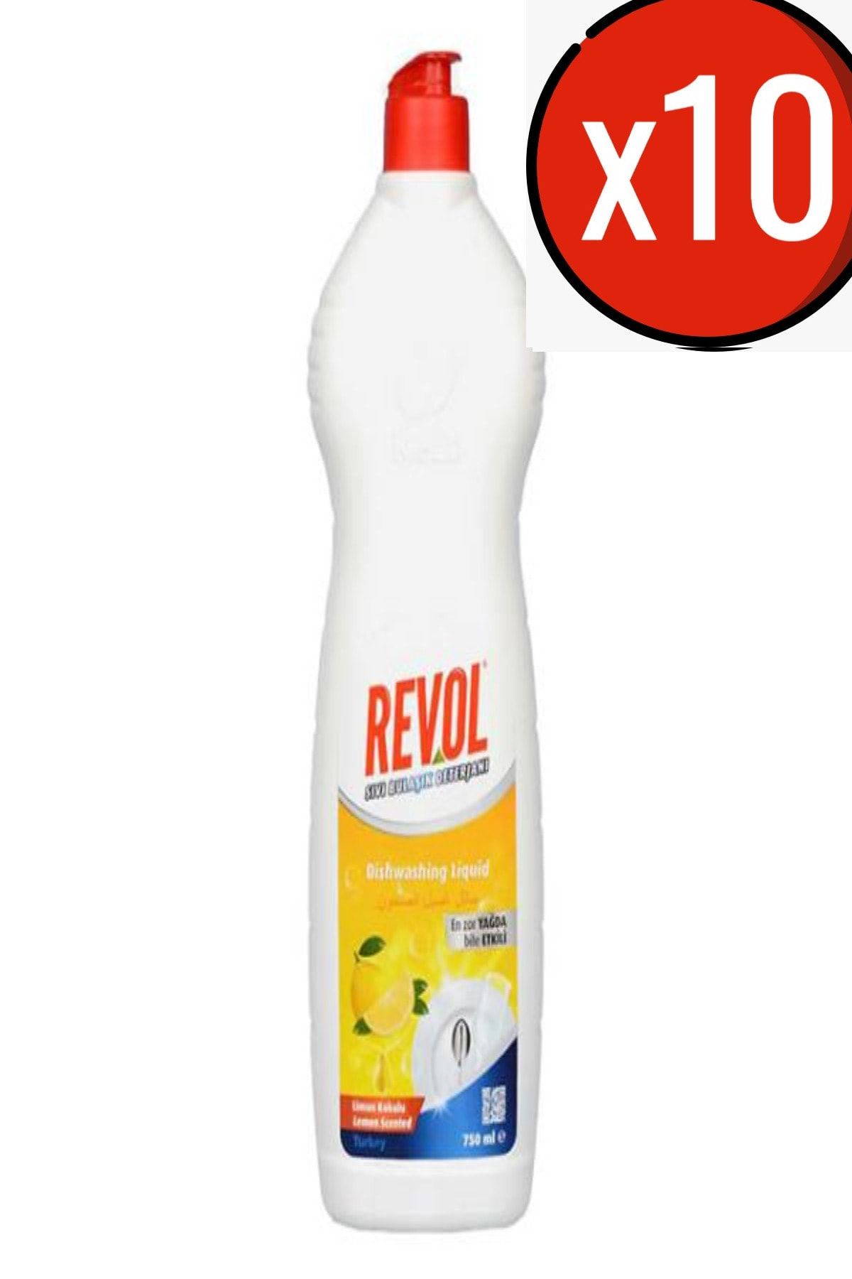 REVOL Limonlu Deterjan 750ml X 10