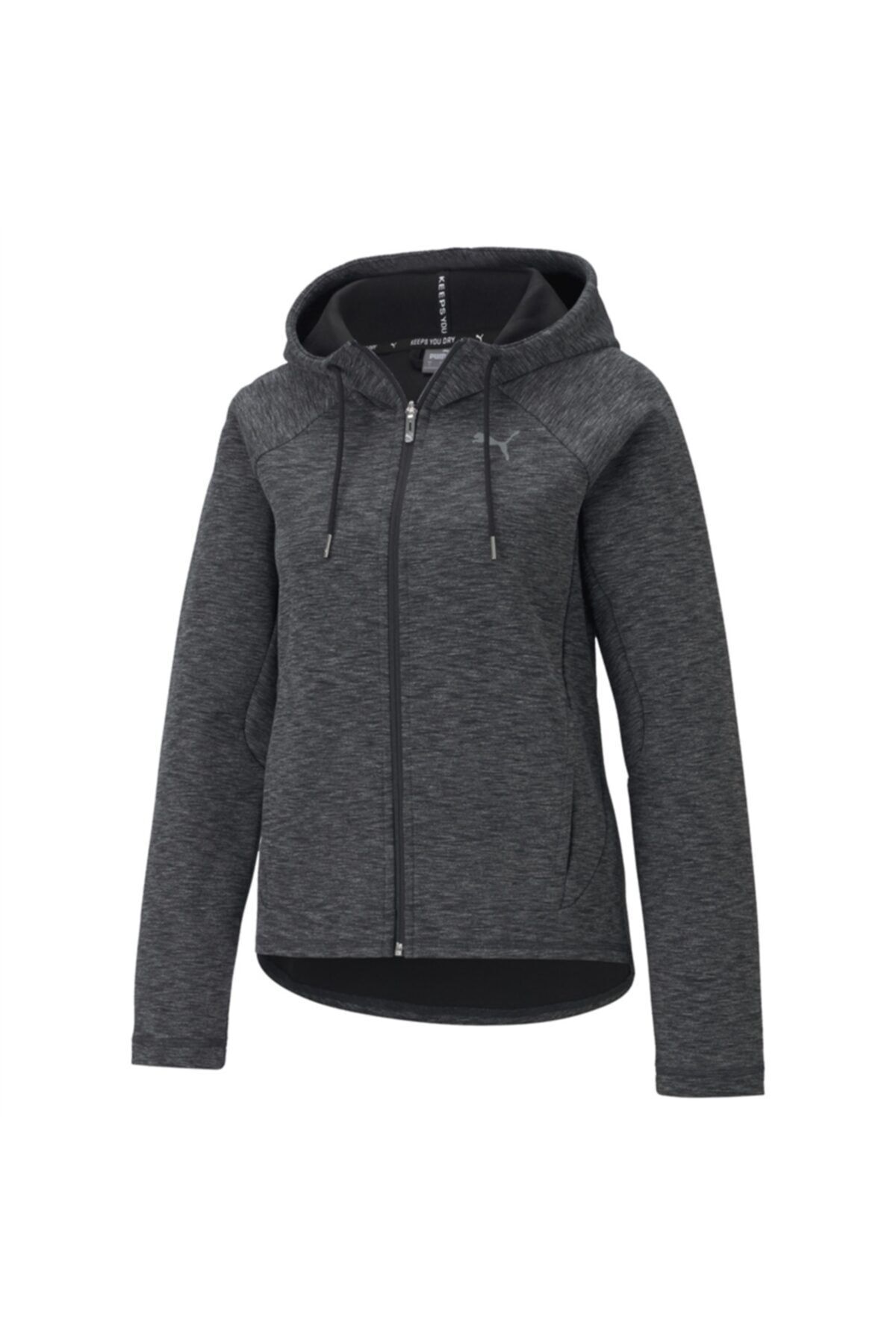 Puma Evostripe Full-zip Hoodie Black-hea