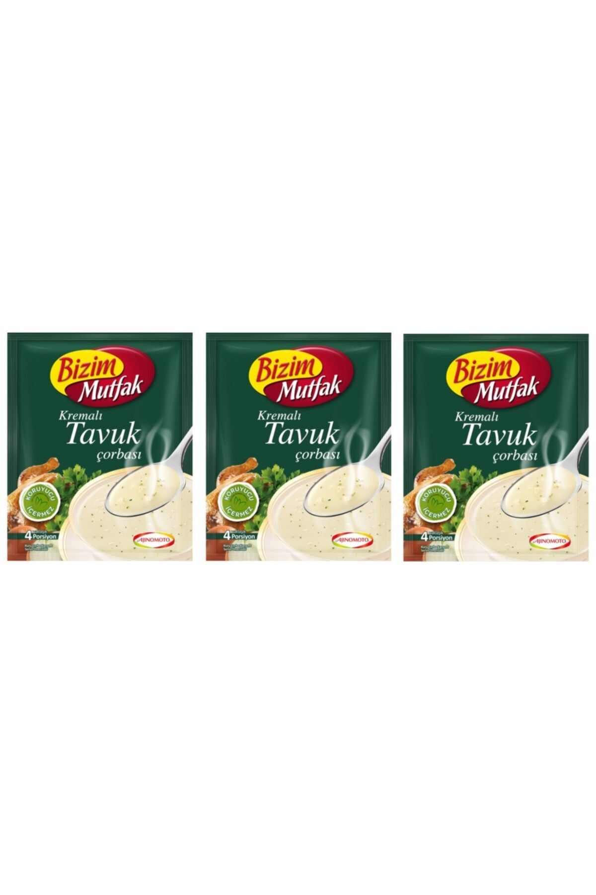 Bizim Mutfak Kremalı Tavuk Çorbası 62 Gr X 3 Adet