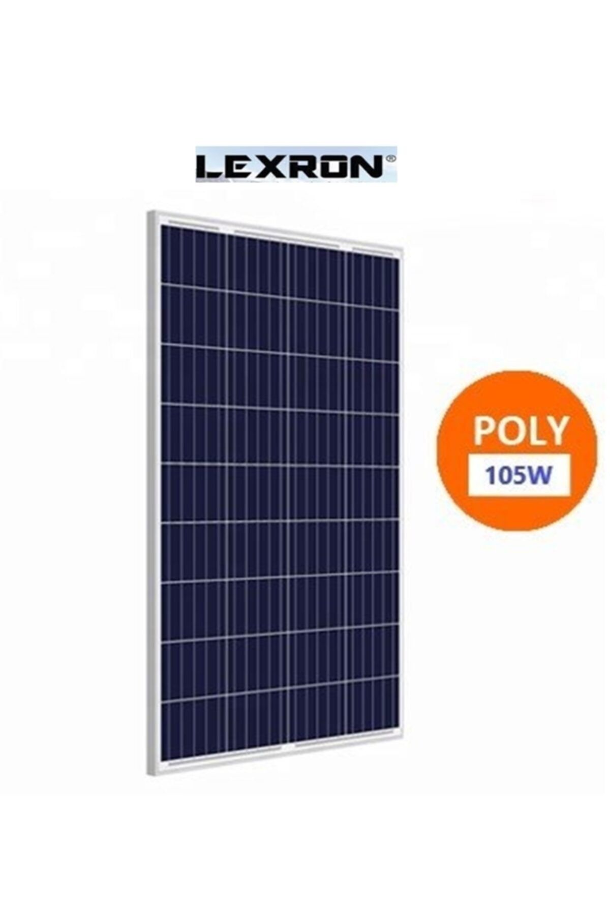 Lexron 105 Watt Polikristal Güneş Paneli A Class Kalite