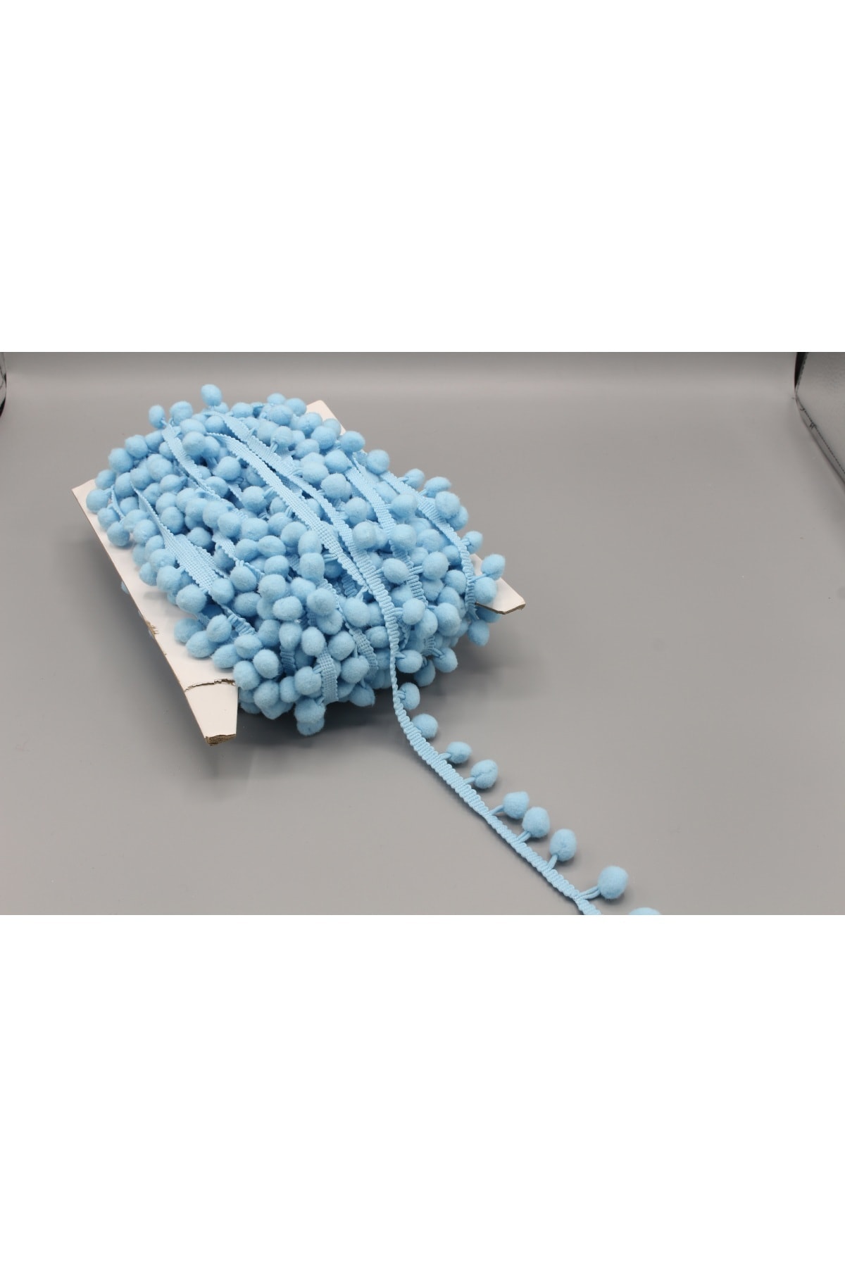 HaserEticaret Büyük Ponpon Bebe Mavi