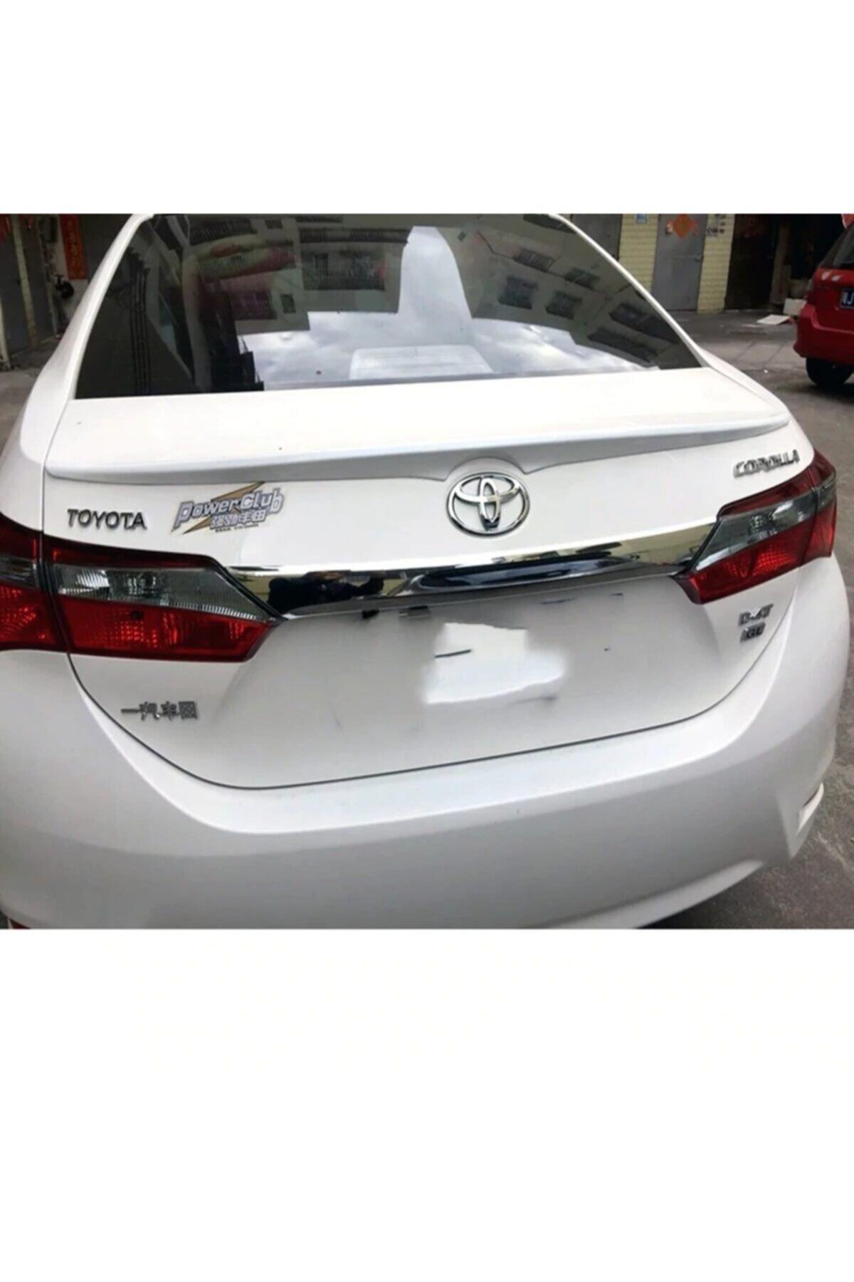 ctk Toyota Corolla Kar Beyazı Boyalı Spoiler Spoyler 20132018