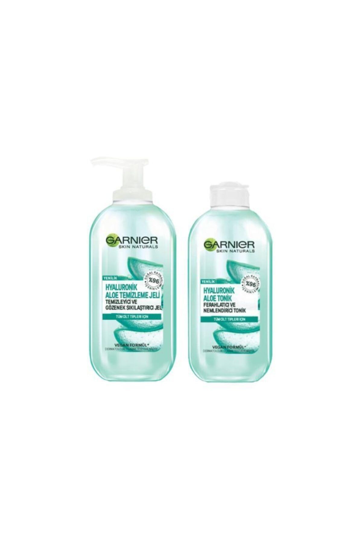 Garnier Skın Naturals Hyaluronıc Aloe 2'li Set Temizleme Jeli + Tonik