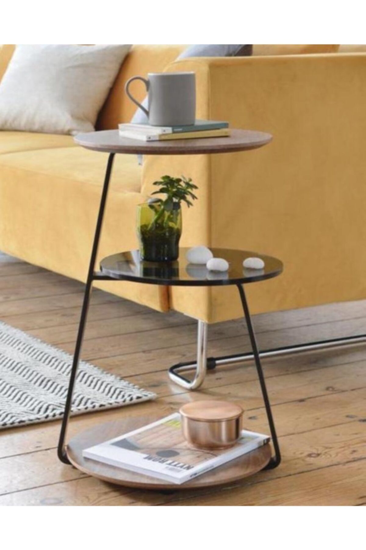 Boss Group Sehpa Üç Katlı Modern
