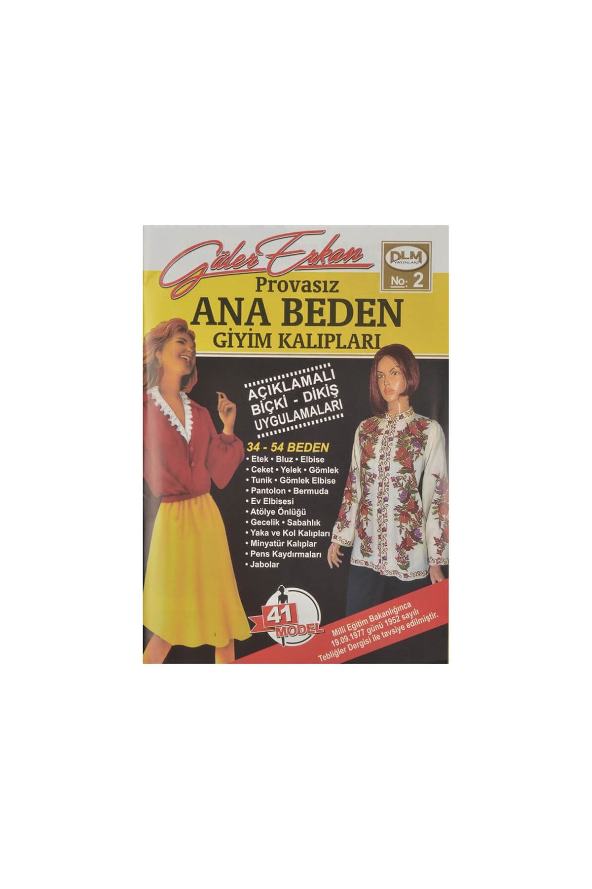 Dilem Yayınları Güler Erkan Provasız Ana Beden Giyim Kalıpları