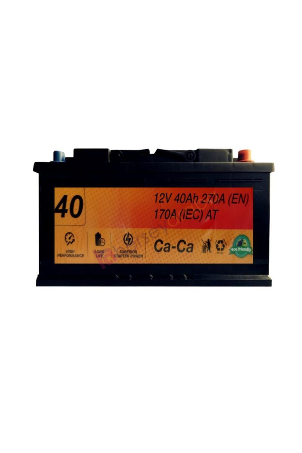 Kraftvoll Alman Malı 40 Amper Akü(düz Kutup),12 V 40 Ah Akü