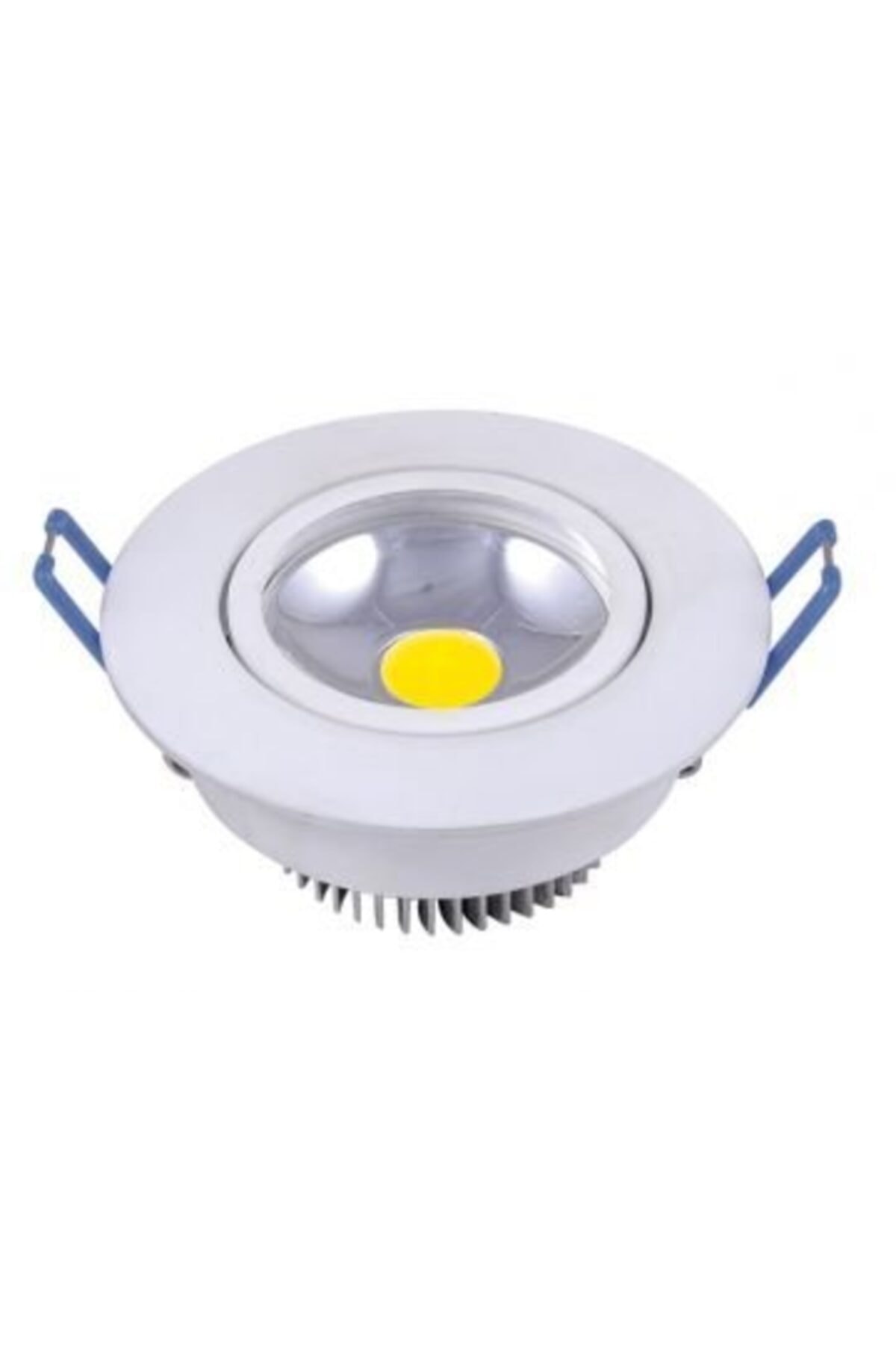 ZFR 5 Watt Cob Led Spot Krom Kasa Beyaz Işık 10 Adet