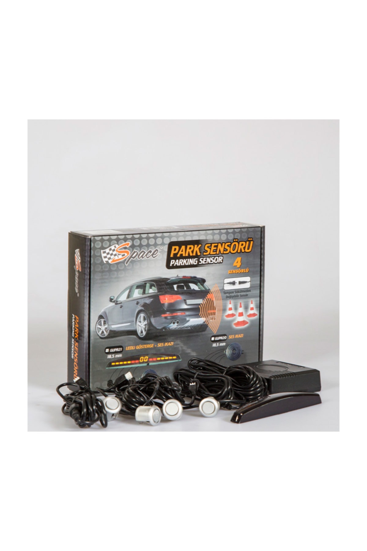 Space Dijital Göstergeli Ses İkazlı Park Sensörü 18,5mm / Gupr21