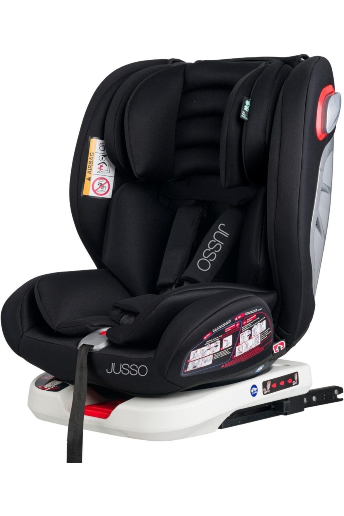 jusso concorde fix 0 36kg 360 donebilen isofixli oto koltugu siyah fiyati yorumlari trendyol