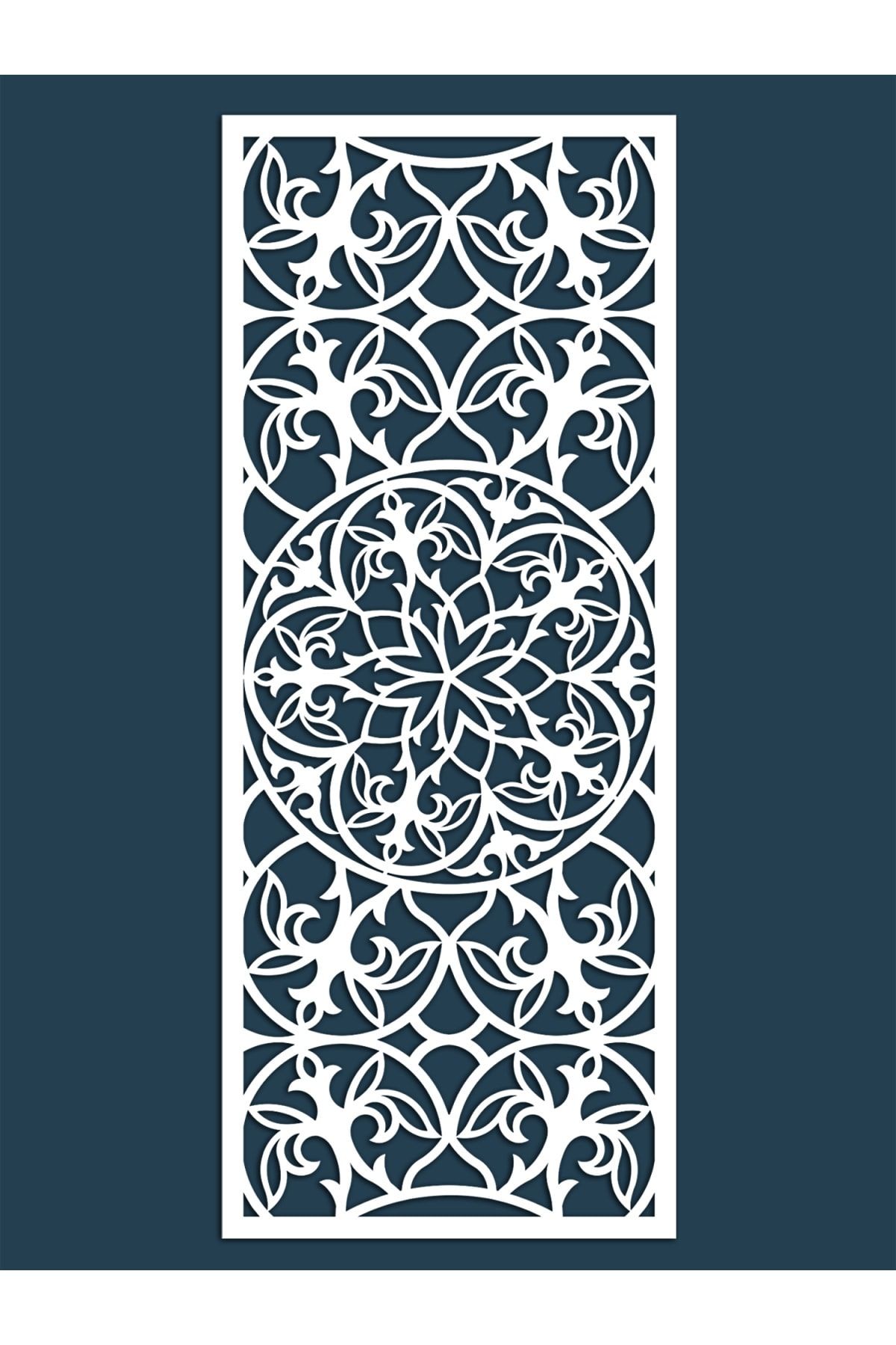 Liar Dekor Liar Ahşap Seperatör (Paravan) - KSP-200 - (18 mm) - (85 cm x 210 cm) - (Beyaz)
