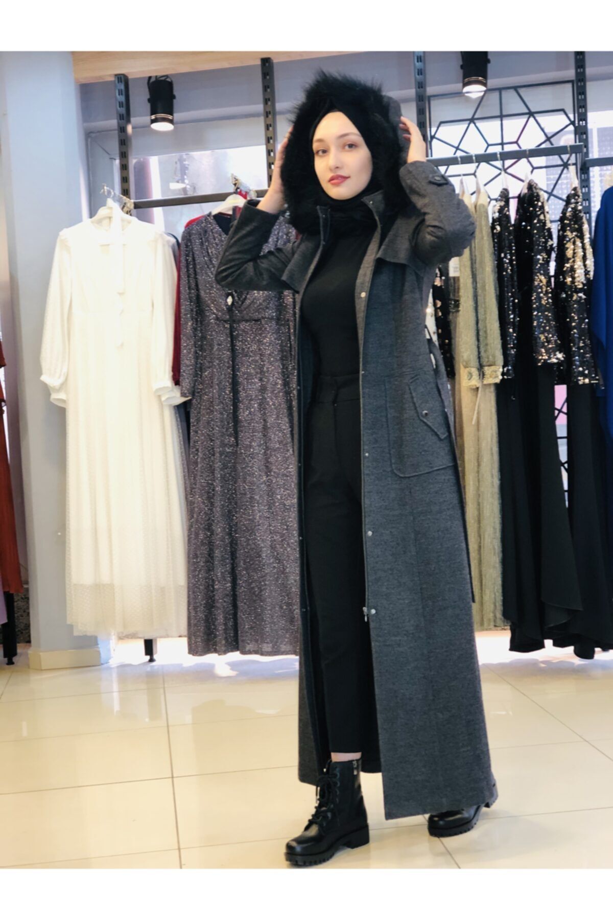 Modesty Füme Renk Kaban
