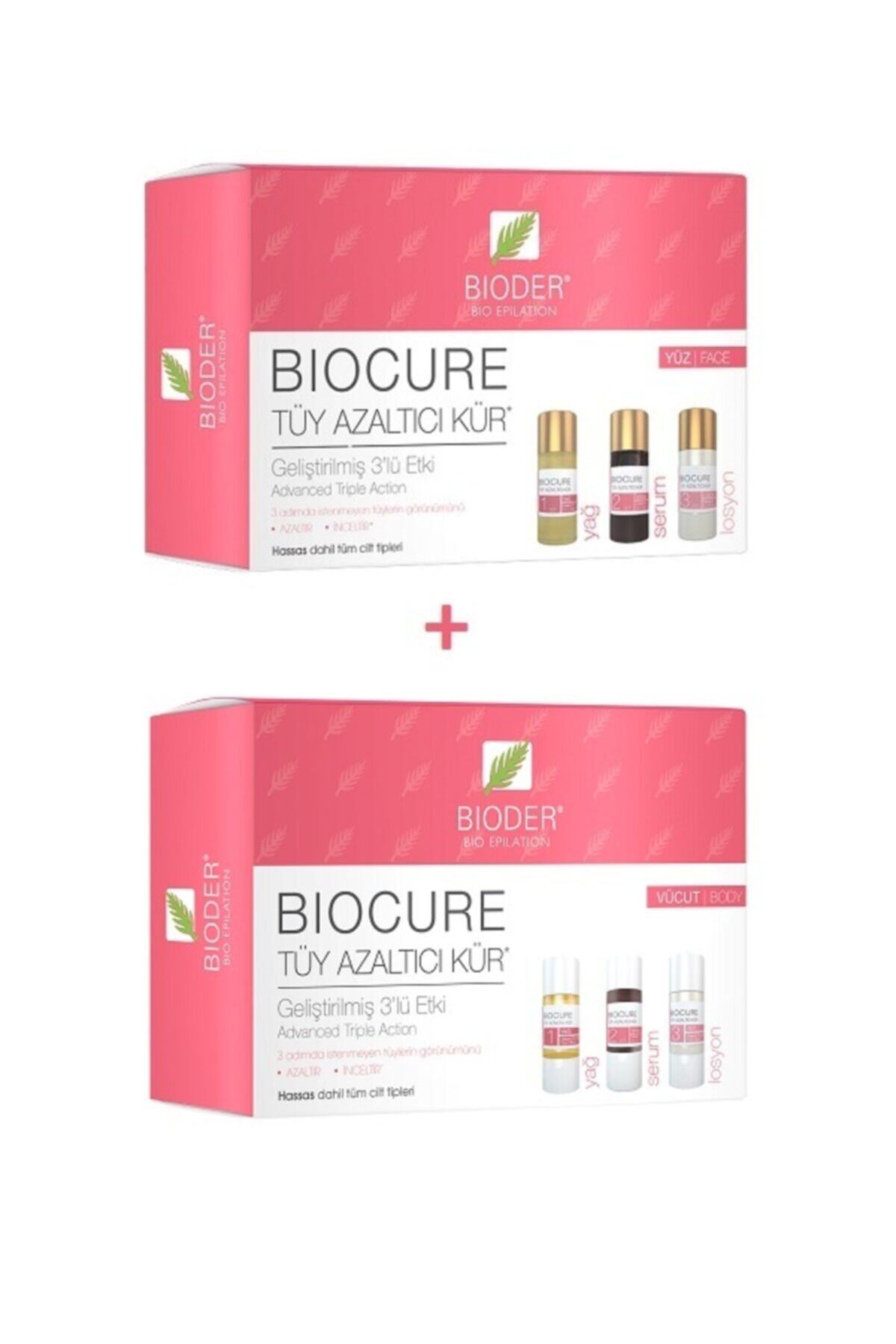 Bioder Bitkisel Vücut Ve Yüz Bölgesi Için Tüy Azaltıcı Serum 3'lü