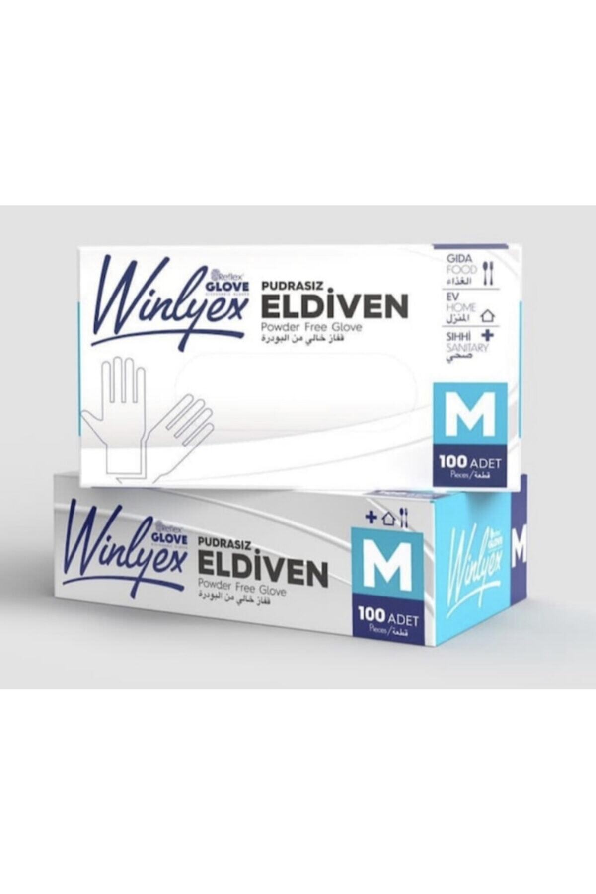 Reflex Pudrasız Vinil Eldiven 100 Lük 5paket Medium
