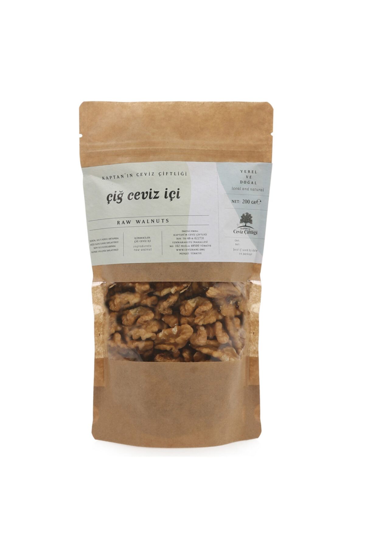 Kaptan`ın Ceviz Çiftliği Yerli Ceviz Içi (200 gr)