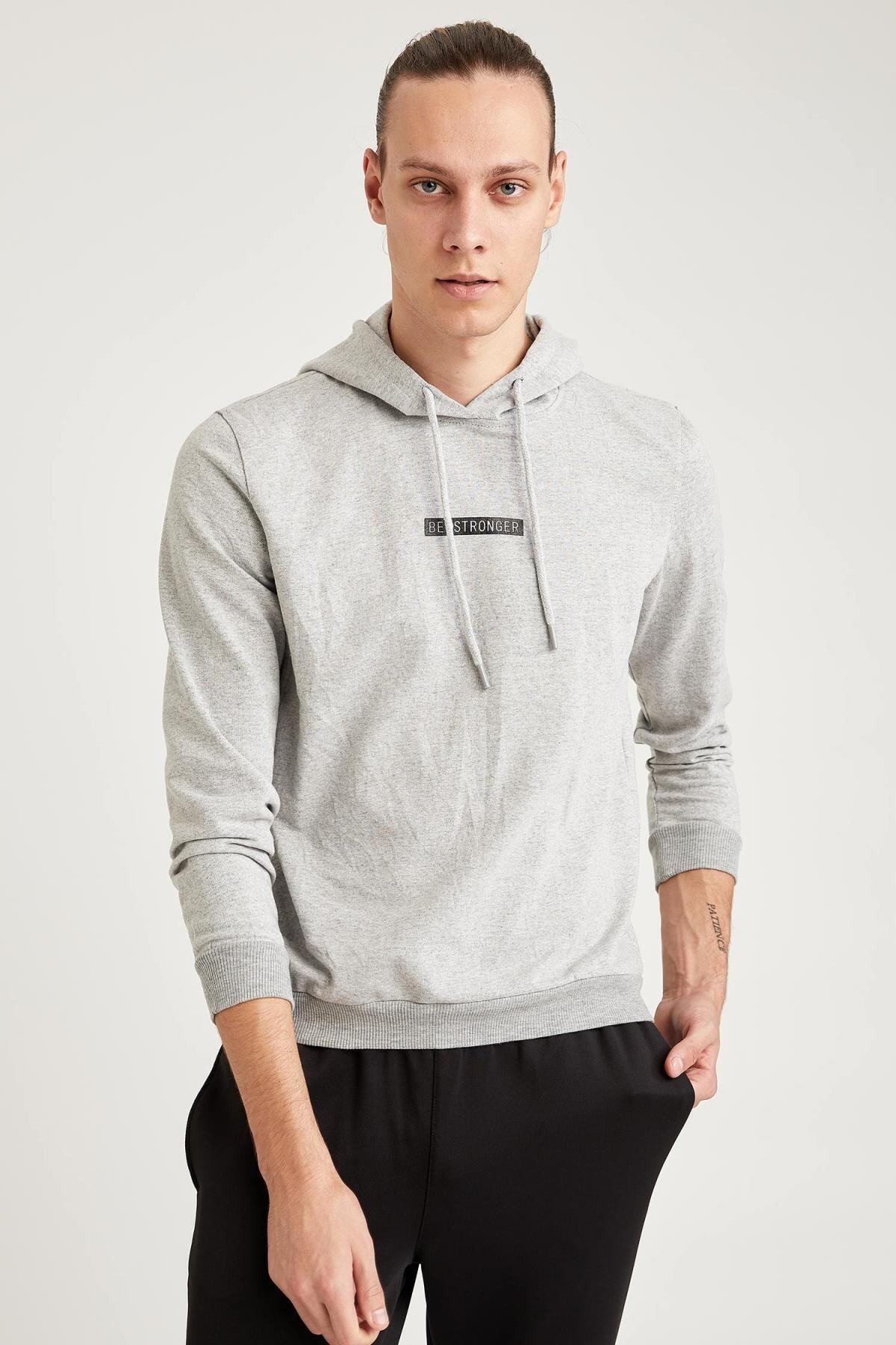 DeFacto Kapüşonlu Spor Sweatshirt