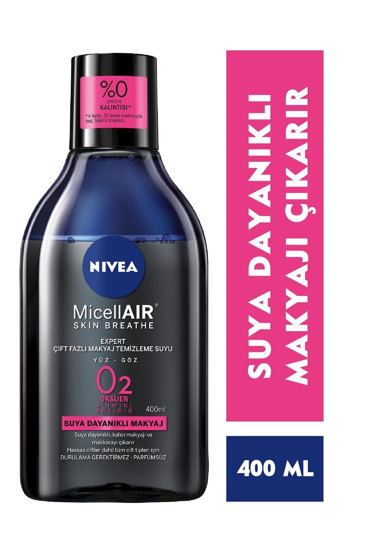 Nivea Mıcellaır Expert Çift Fazlı Suya Dayanıklı Makyaj Temizleme Suyu 400 ml