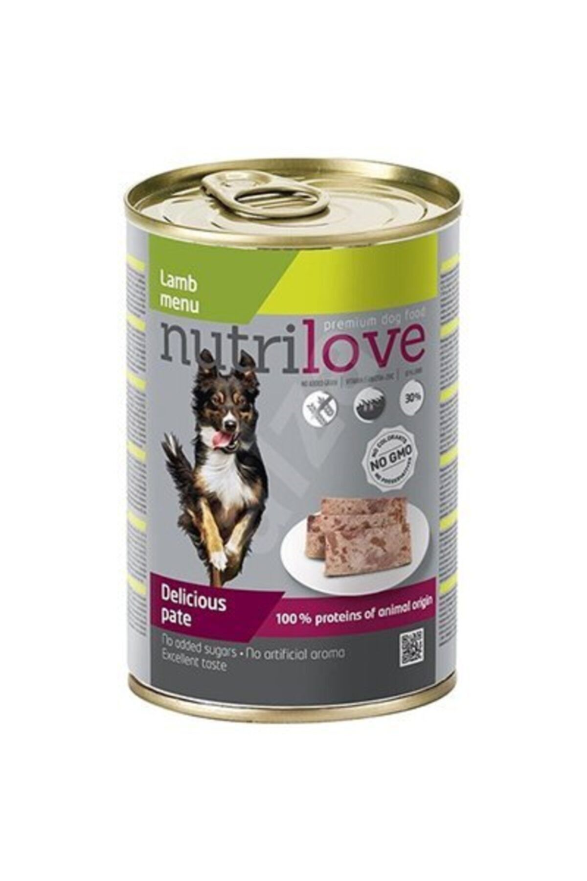 Nutri Love Nutrilove Kuzu Etli Pate Ezme Yetişkin Köpek Konservesi 400 gr