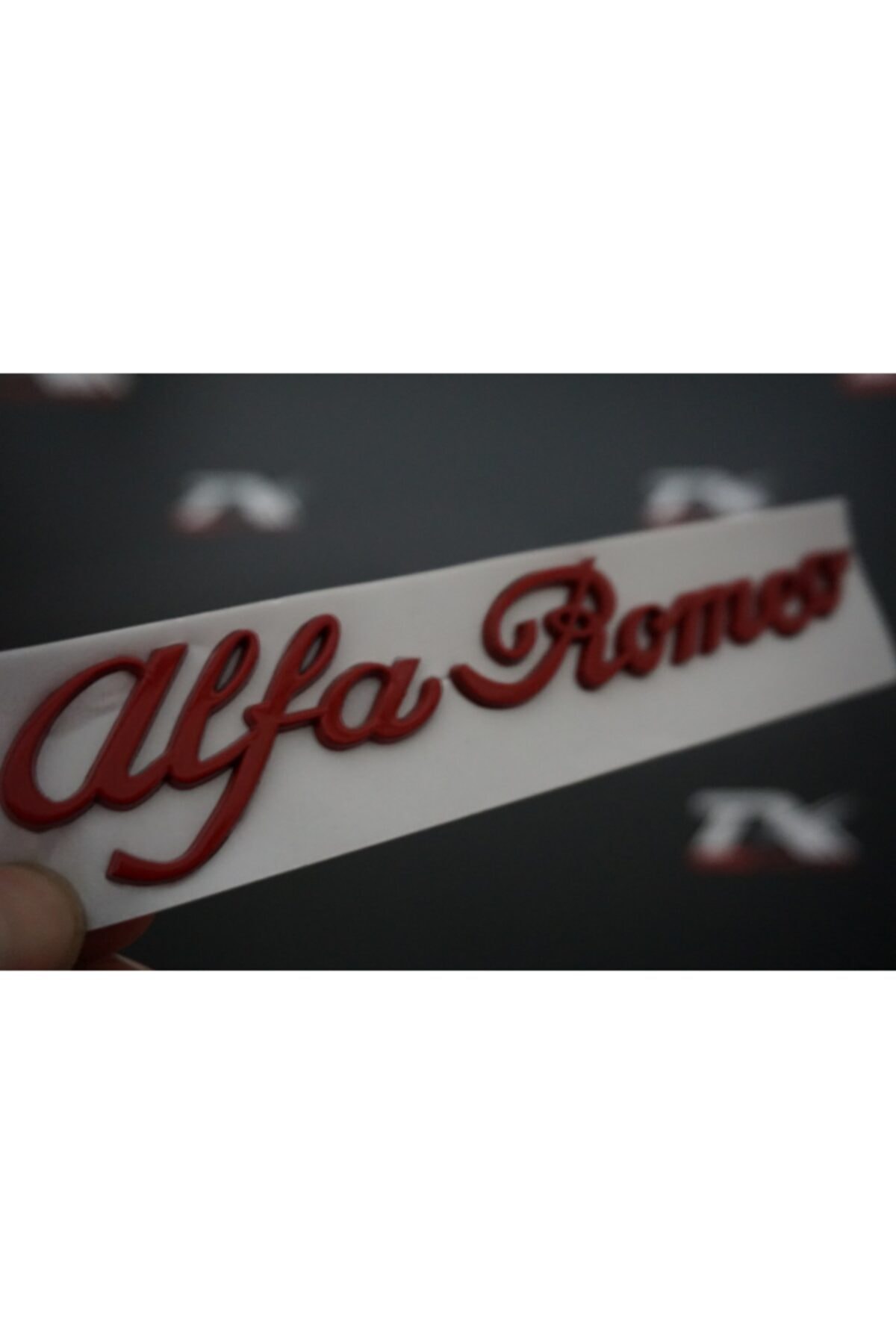 Alfa Romeo Bagaj 3m 3d Krom Metal Logo
