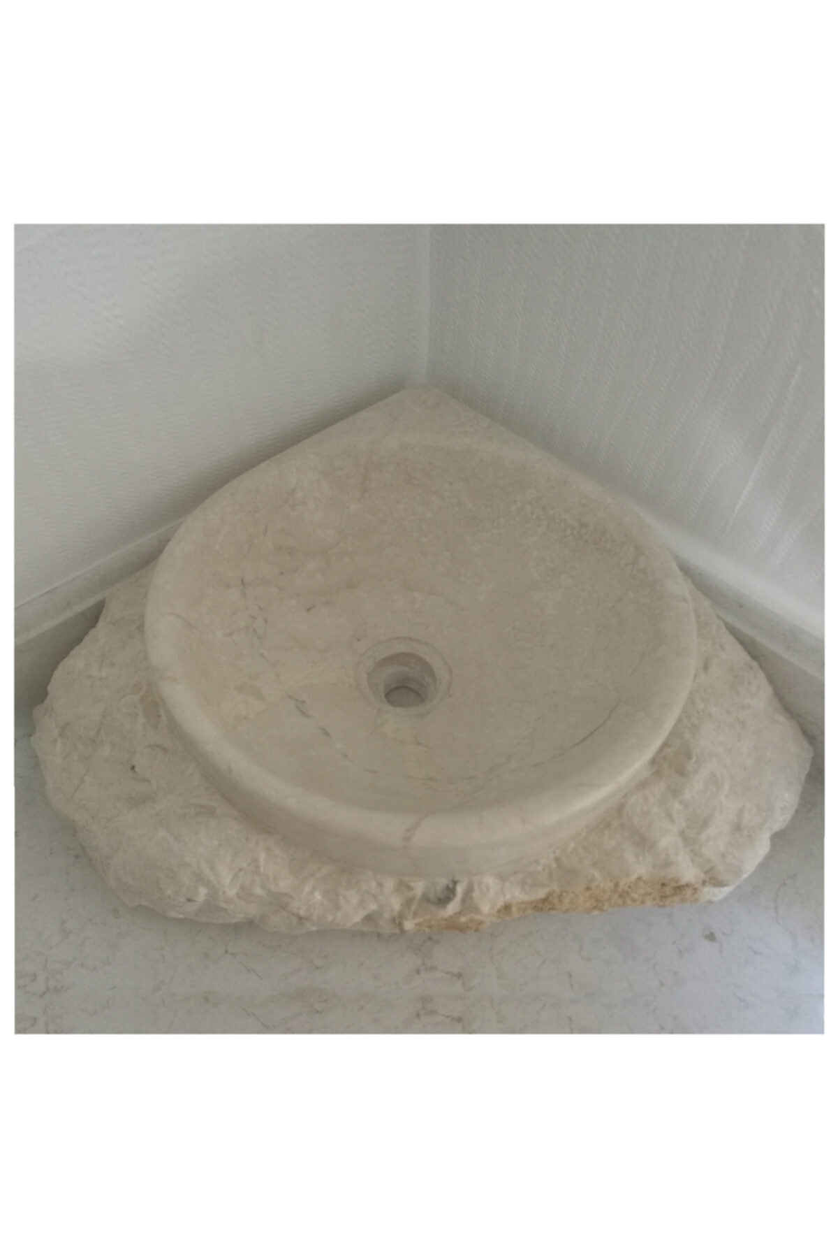 BMK MERMER Mermer Oyma Köşe Lavabo