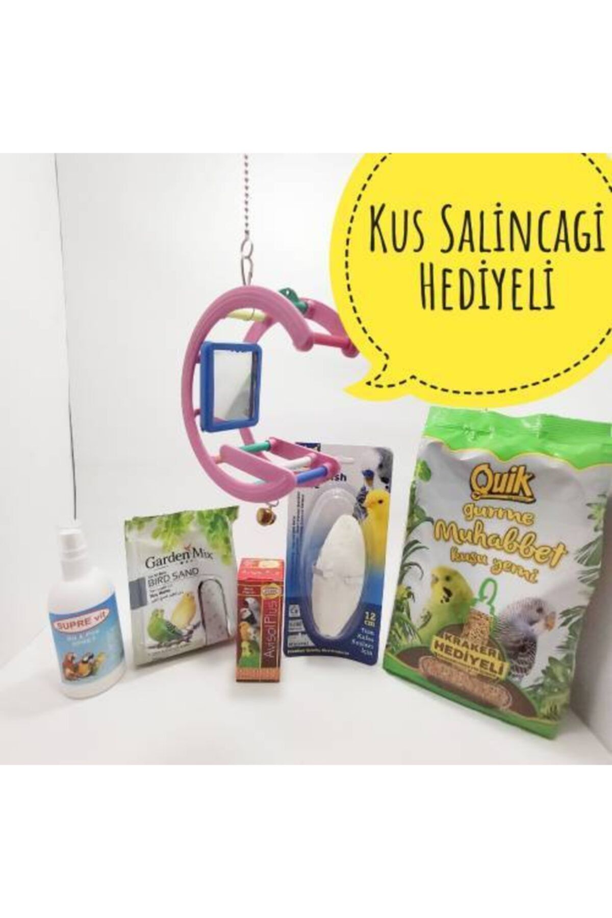 Ozzy Muhabbet Kuşu Yemi,bit Pire Spreyi,avisol Plus Vitamin,yem, Kalamar, Kum