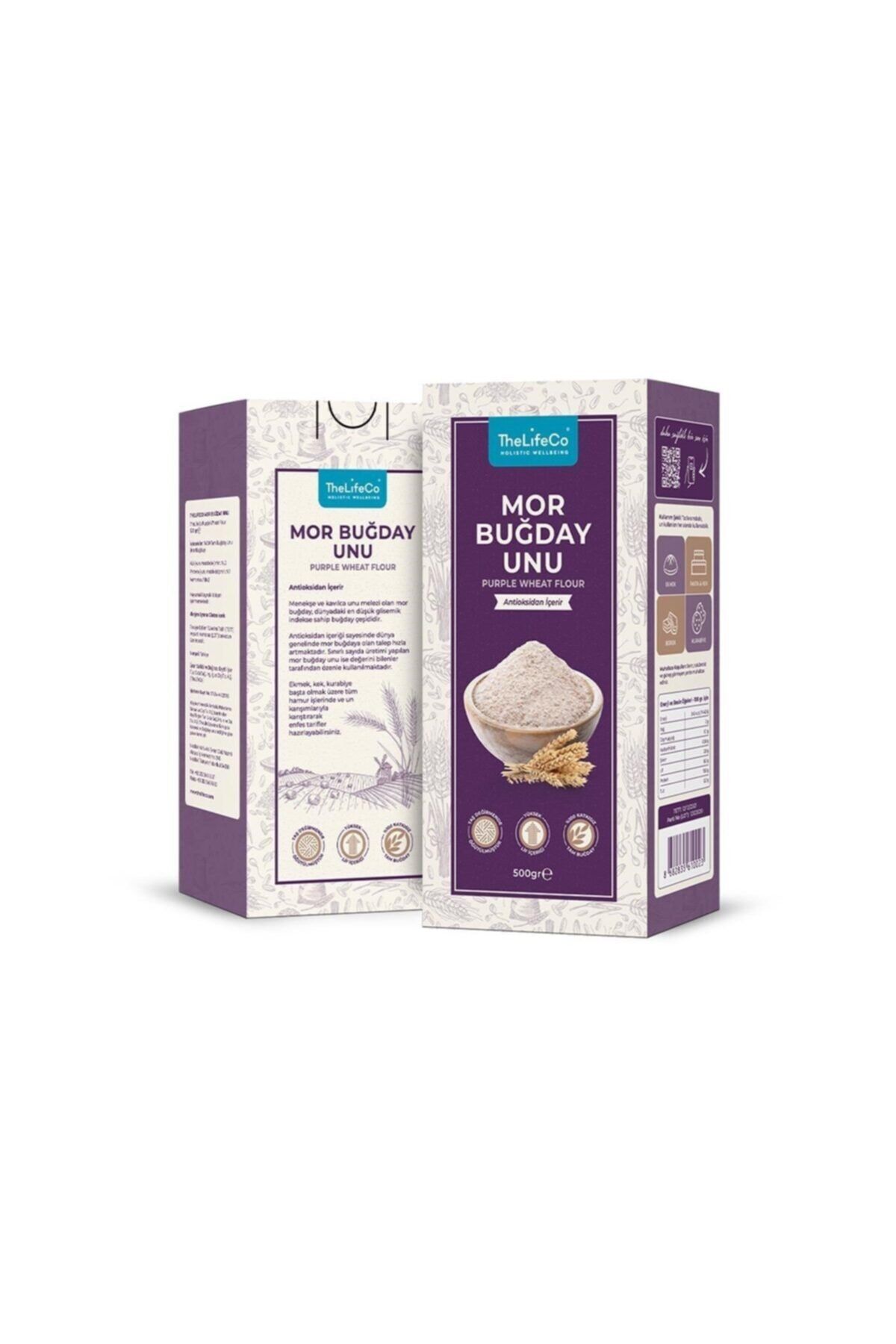 TheLifeCo Mor Buğday Unu 500 Gr