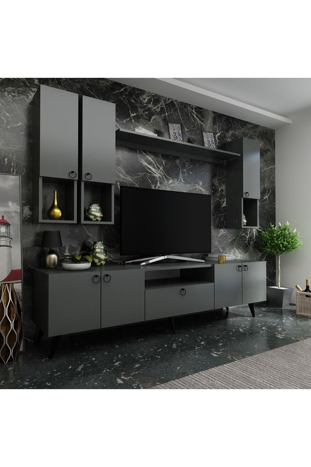 Myniture Festival Tv Ünitesi Q3024-4 Antrasit