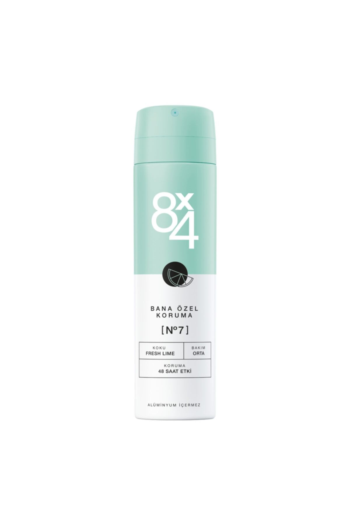 8x4 Deo Sprey No.7 Fresh Lime Women 150 Ml