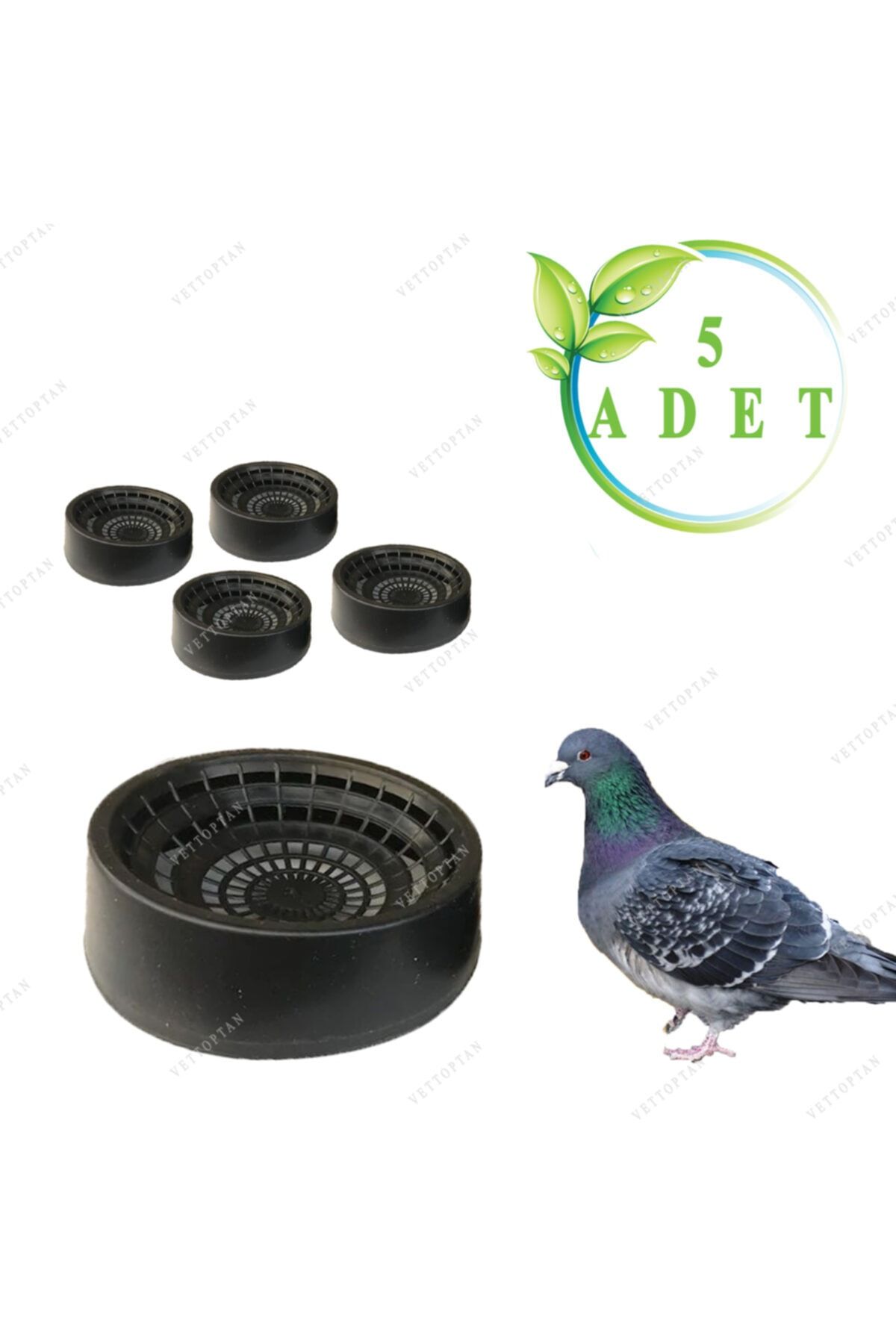 Eastland Folluk Güvercin Folluğu Delikli Oval 5 Adet Plastik Yumurtalık Pigeon Yuva Yuvalık Kümes Malzemeler