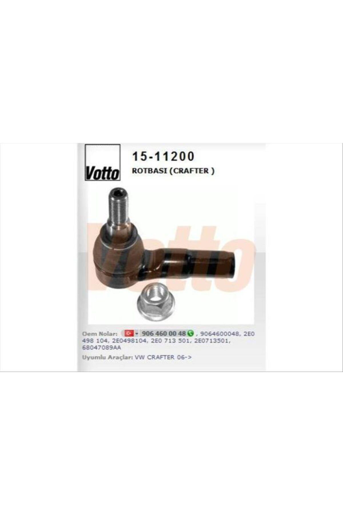 VOTTO Sag/sol Rot Bası (vw Crafter 06-16)