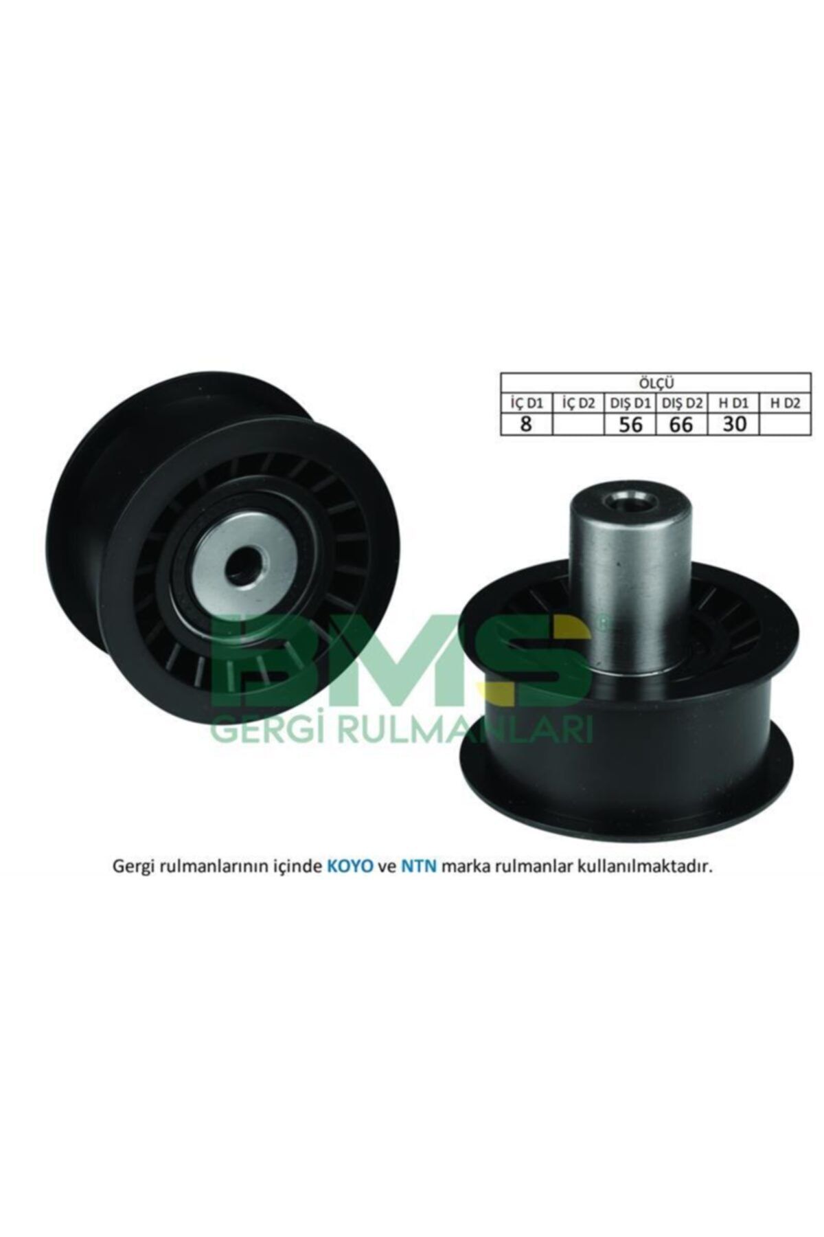 BMS Alternator Gergı Rulmanı 8×56x / 66×30 Plastık