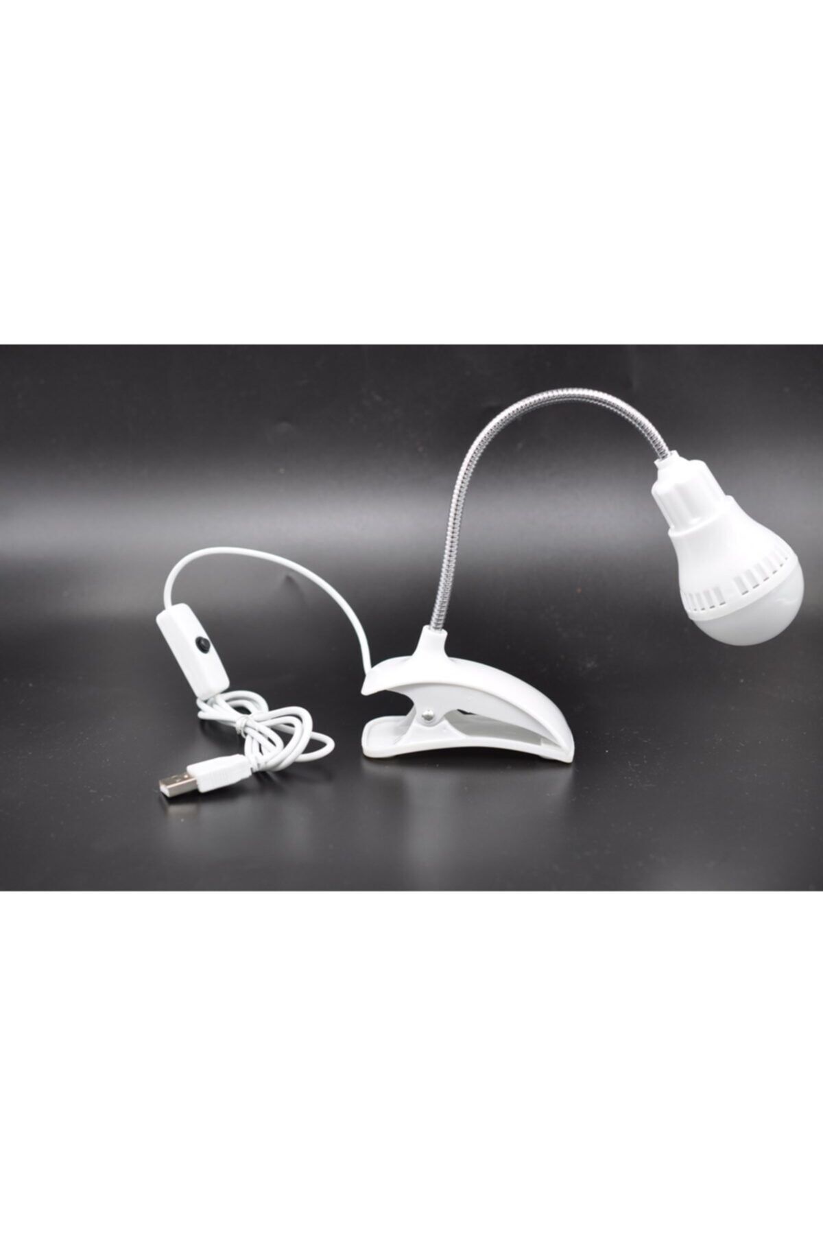 rennway Mandallı Led Masa Lambası Bükülebilir Ders Çalışma Işığı Lambası