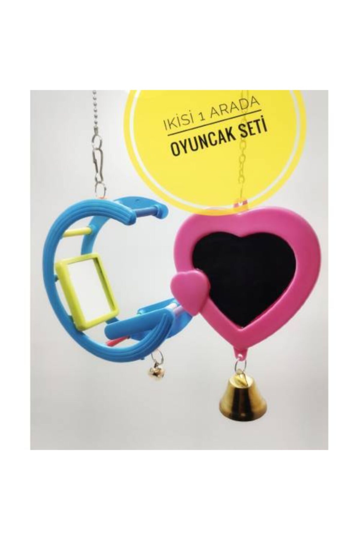 Ozzy Forpus, Sultan , Cennet Papagan Oyuncagı (zilli Ayna, Aynalı Gondol Salıncak )