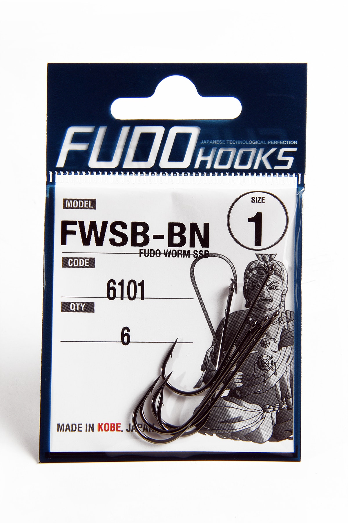 Fudo Fwsb-bn Worm Ssb Black Nikel Uzun Pala Tırnaklı Halkalı Olta Iğnesi