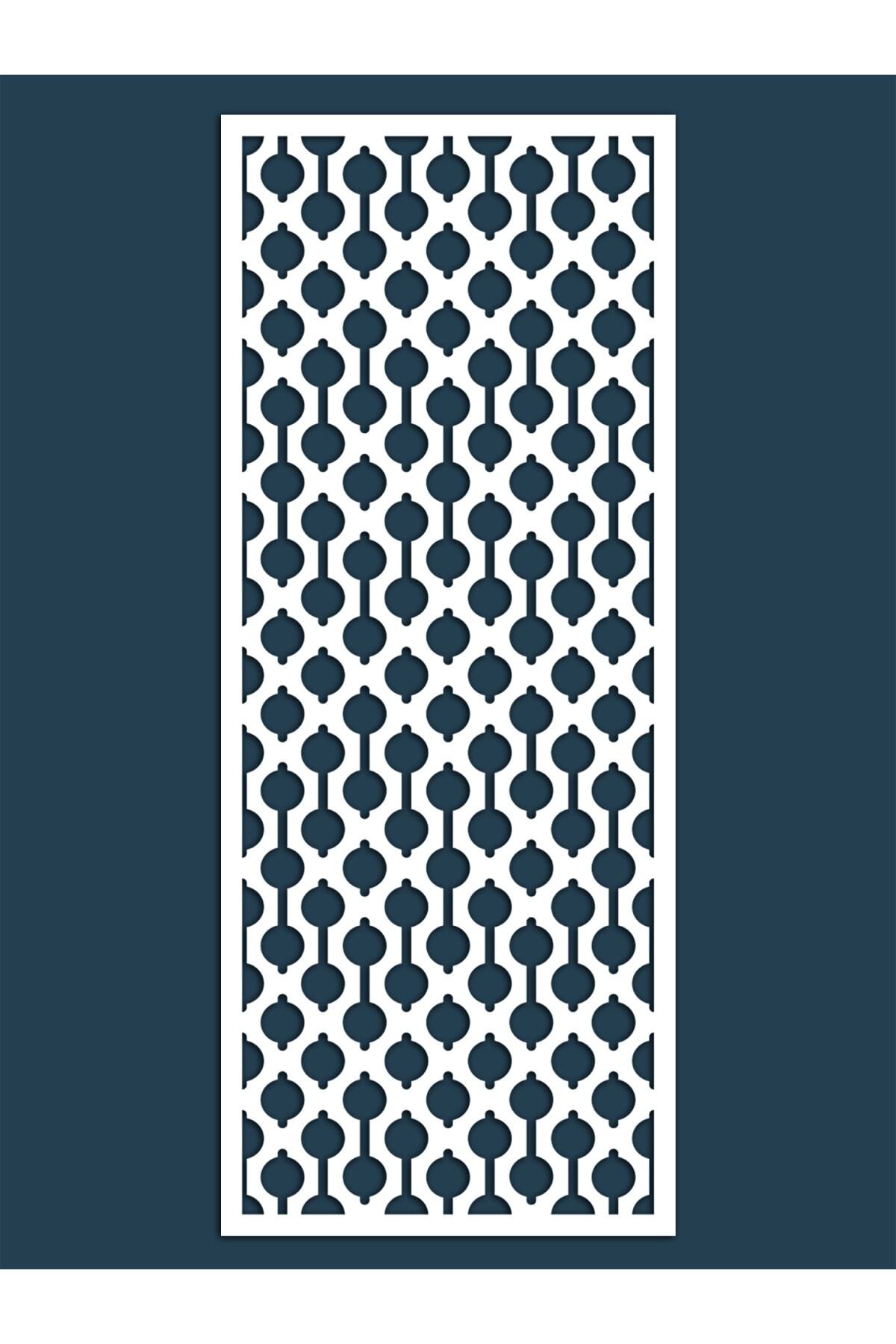 Liar Dekor Liar Ahşap Seperatör (Paravan) - KSP-210 - (18 mm) - (60 cm x 160 cm) - (Beyaz)