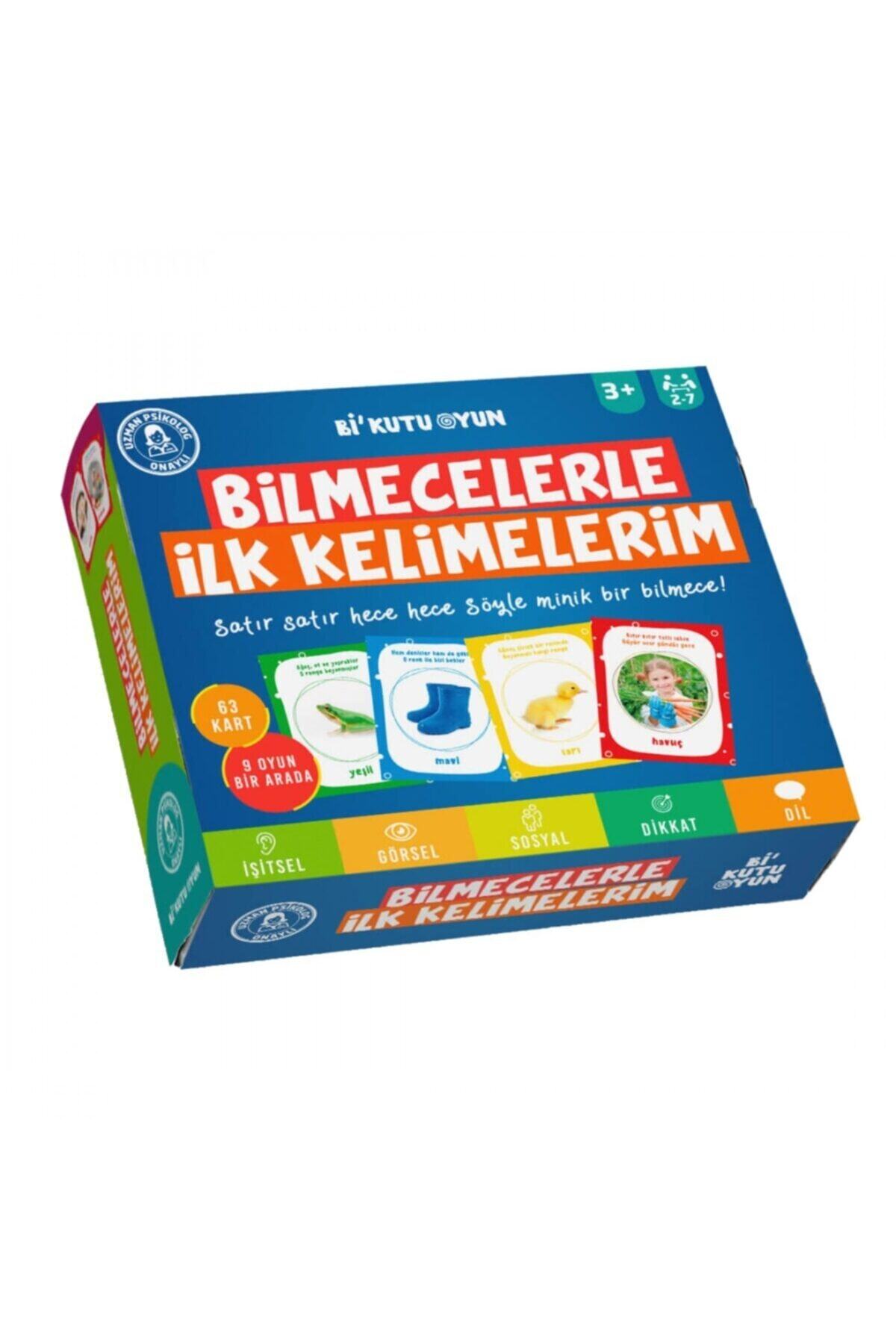 Bi Kutu Oyun Bilmecelerle Ilk Kelimelerim Eğitici Çocuk Kutu Oyunu Seti