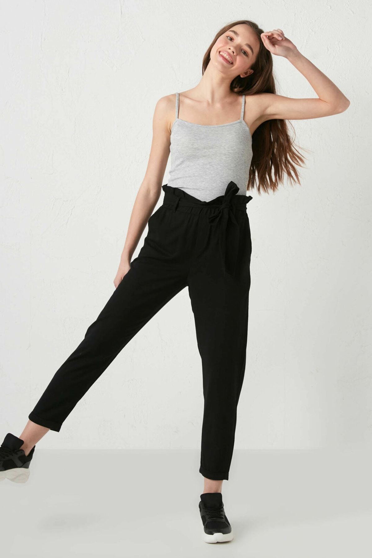 lc waikiki kadin siyah lcw casual pantolon fiyati yorumlari trendyol