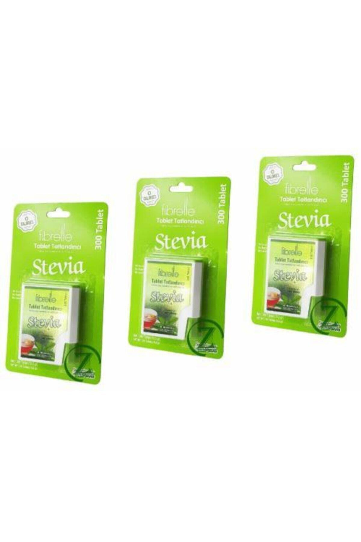 Fibrelle Stevia Tablet Tatlandırıcı - 300 Tablet X 3 Kutu