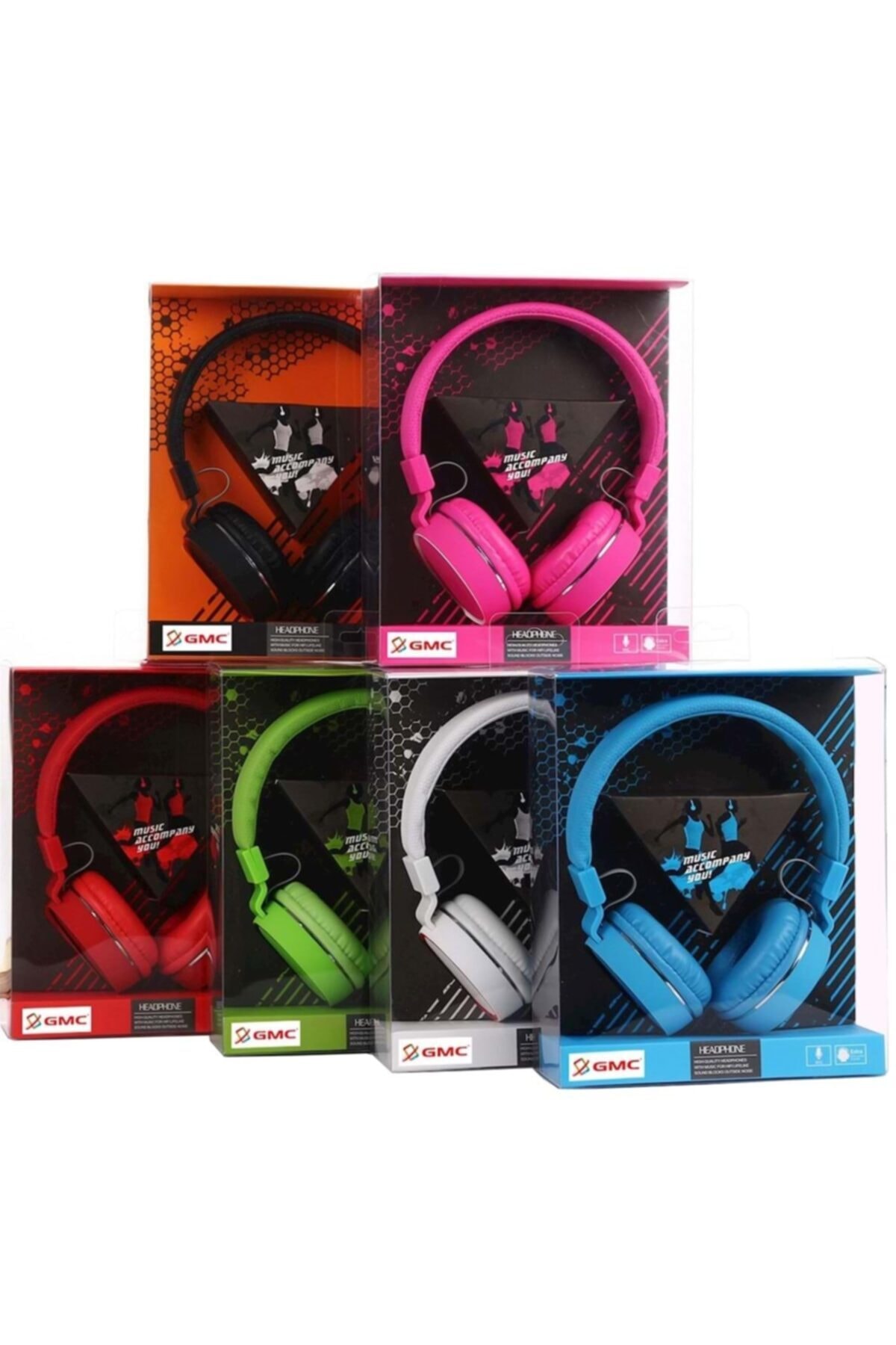 Gmc Tv10 Extra Bass Mikrofonlu Kulak Üstü - Kırmızı