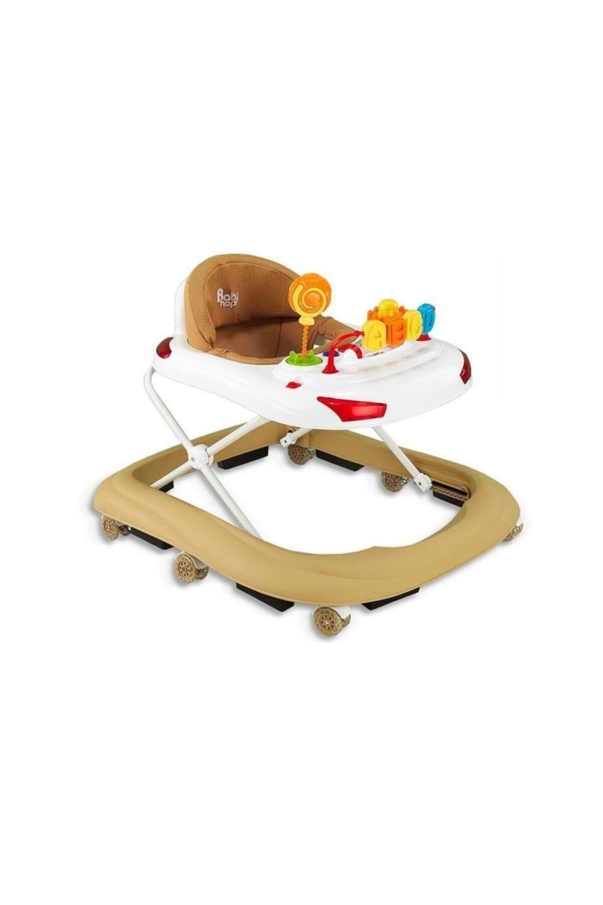 BabyHope Kahverengi Oyuncaklı  Yürüteç