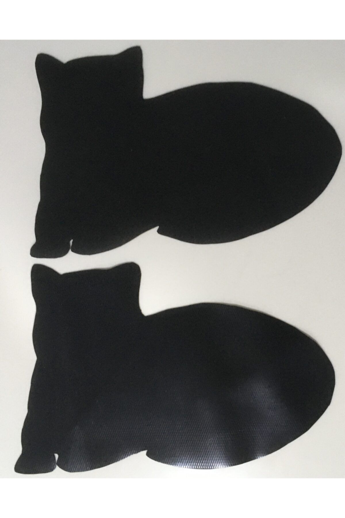 VETA MAT Siyah Kauçuk, Ikili Y.kedi Mini Mama Ve Su Kabı Altlığı (kaplar Hariç)