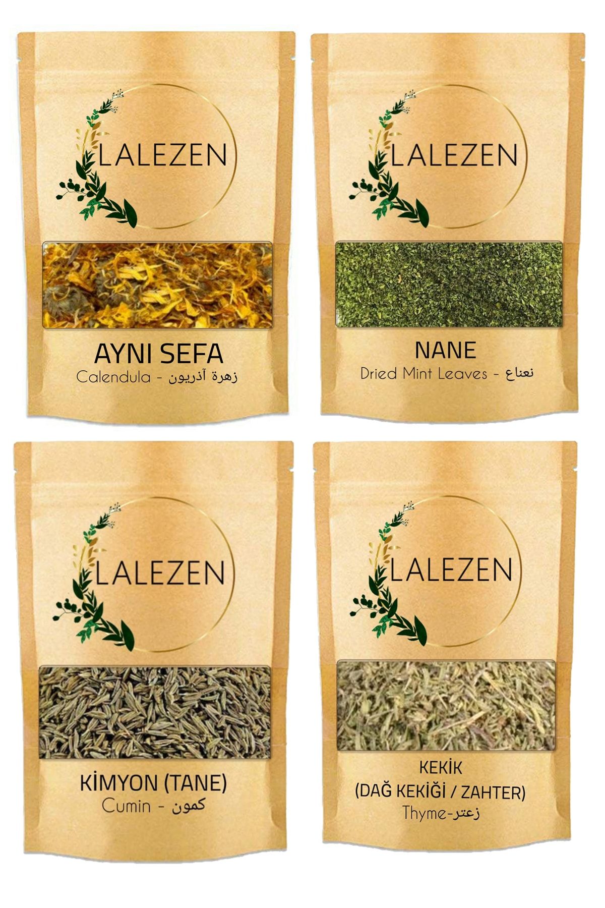 LALEZEN Mide Rahatlatıcı/gastromix Tea - 100 Gr Aynısefa - 100 Gr Nane - 100 Gr Dağkekiği - 100 Gr Kimyon