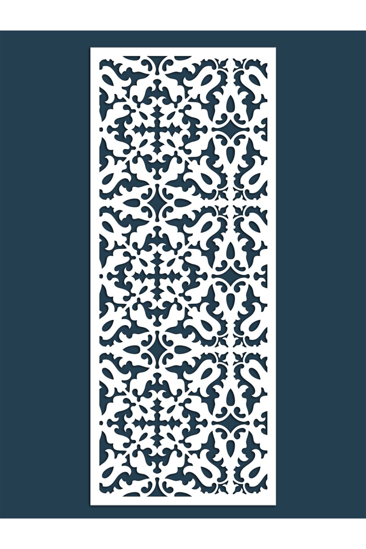 Liar Dekor Liar Ahşap Seperatör (Paravan) - KSP-62 - (10 mm) - (100 cm x 210 cm) - (Beyaz)