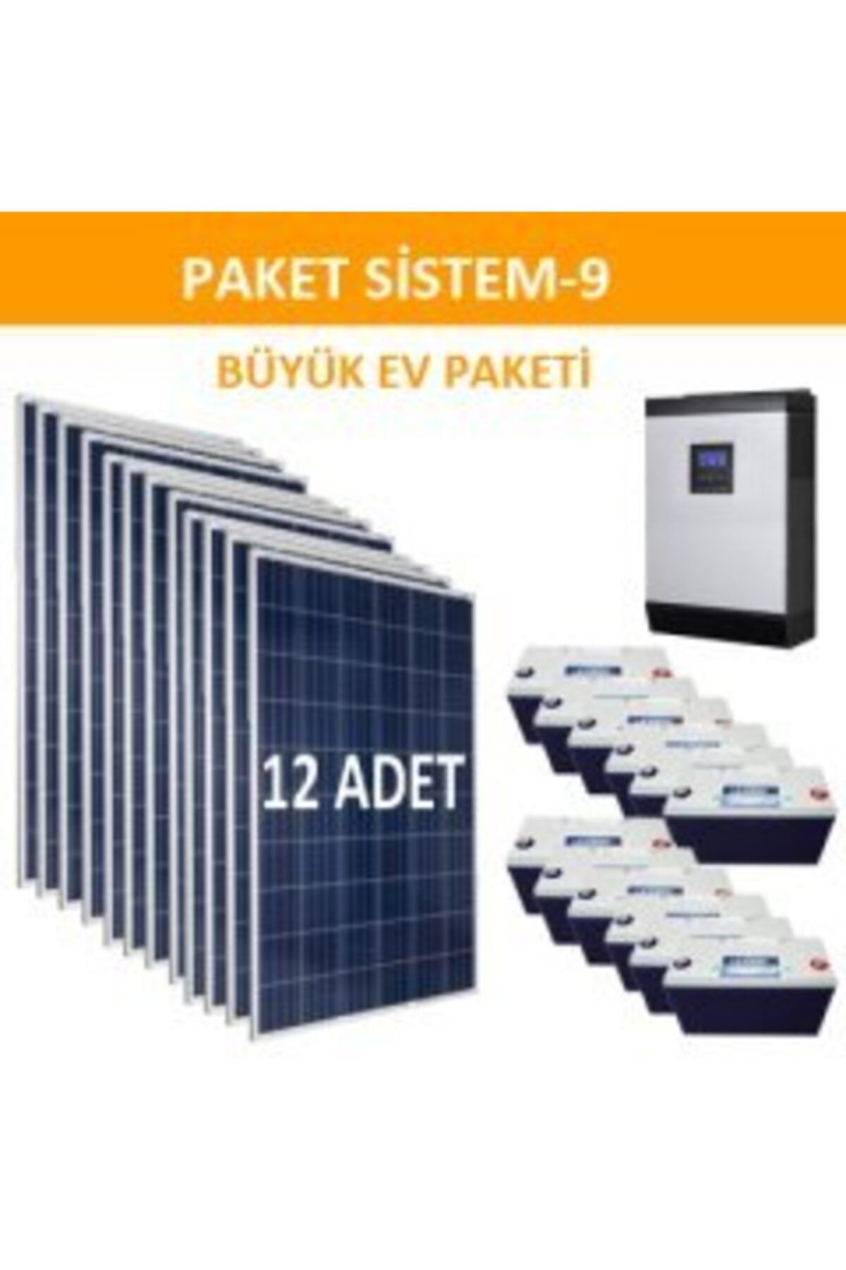 Lexron Güneş Paneli Büyük Ev Paketi