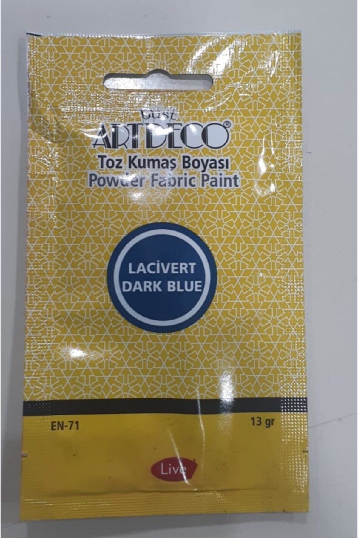 Artdeco Artdeko Toz Kumaş Boyası 13 Gr Lacivert