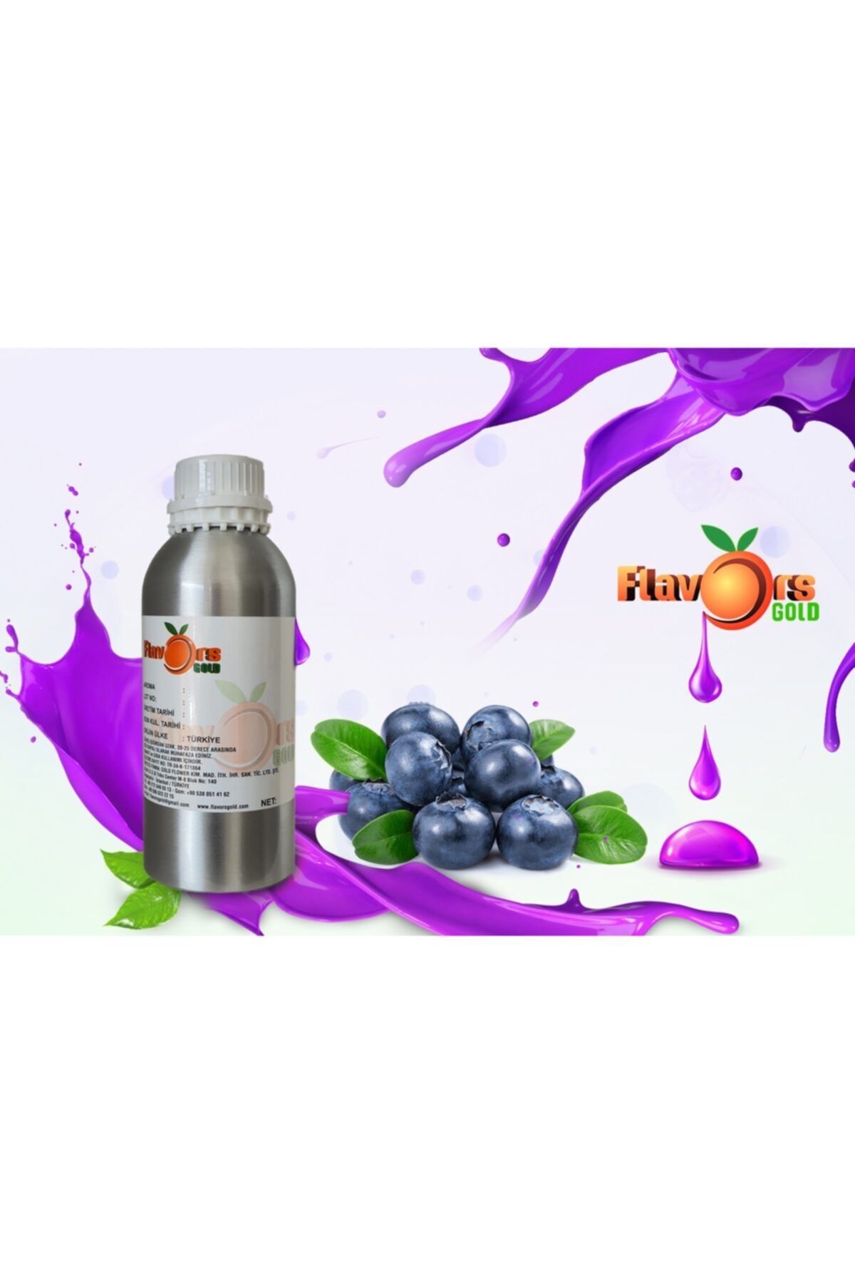 GOLD FLAVORS Mavi Alıç Emülsiyon Aroması