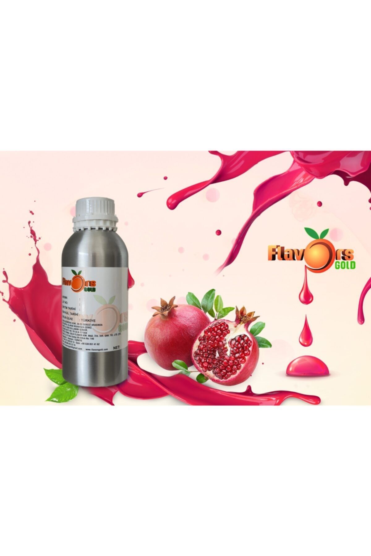 GOLD FLAVORS Nar Emülsiyon Aroması