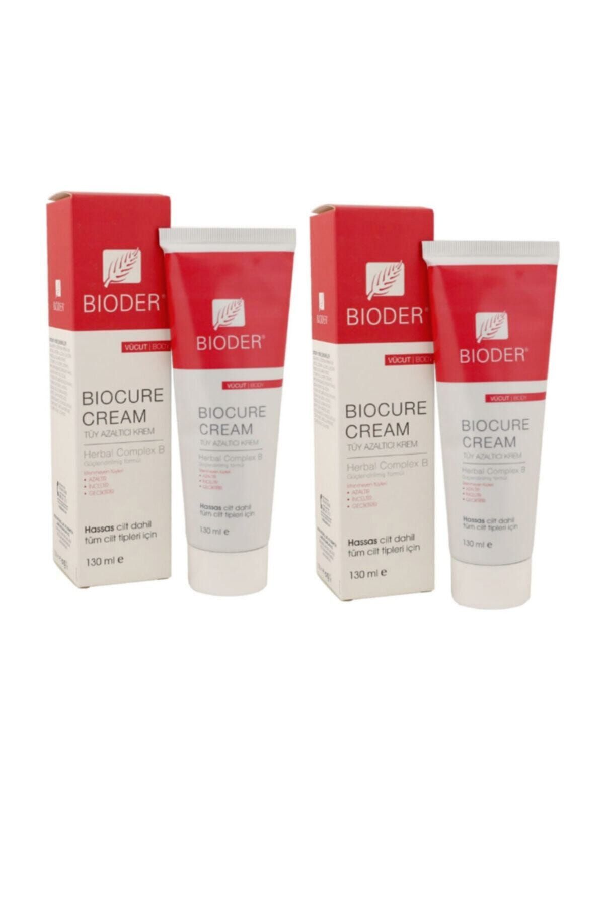 Bioder Tüy Azaltıcı Krem Tüm Ciltler Için 130 ml Vücut Için x 2 Adet