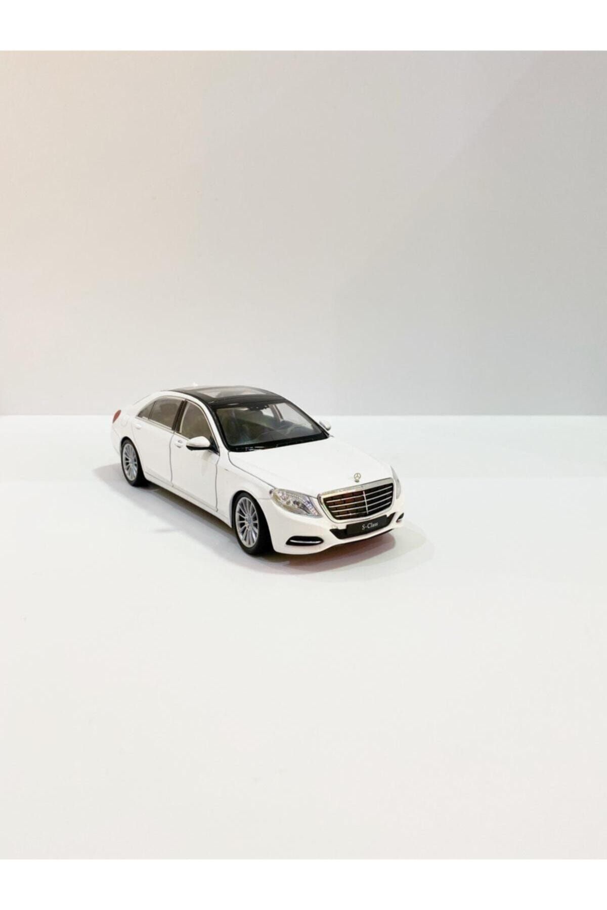WELLY Mercedes - Benz S-class 1/24-27 Ölçek Beyaz Model Oyuncak Araba